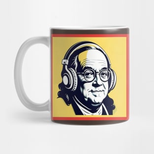 Benjamin Franklin Music Genius Art Mug